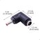 QJZXUEZHEN 2Pcs DC Power Connector Adapter 90 Degree Angle 35mm x 135mm Male Plug to 55mm x 21mm Female Jack Coupler Converter L Type 35 x 135mm Red