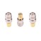 RFaha 3pcs Male to Female RF Adapter Pure Copper 50 Ohm F1223
