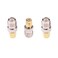 RFaha 3pcs Male to Female RF Adapter Pure Copper 50 Ohm F1223