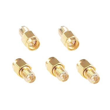 RFaha 5pcs SMA Male to RPSMA Female RF Coaxial Coax Adapter for WiFi AntennaF955