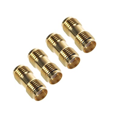 Saide Electronics Saide 4 Pcs SMA Female to SMA Female Jack in Series RF Coaxial Adapter Connector