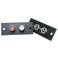 SQXBK RCA Connector 5PCS Black 2 Way RCA Terminal Wall Panel Plate Input Phono Chassis Socket AV Audio Connector