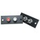 SQXBK RCA Connector 5PCS Black 2 Way RCA Terminal Wall Panel Plate Input Phono Chassis Socket AV Audio Connector