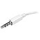 StarTech.com StarTechcom 4 Position Microphone and Headphone Splitter 35 mm 4 Pin 4 Pole Mic and Audio Combo Splitter Cable MUYHSMFFADW White