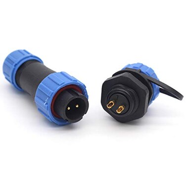 SZJELEN SP13 2pin3pin4pin5pin6pin7pin 9pin Panel Mount Waterproof Aviation Connectors Plug Socket IP67 Electrical Cable Wire Connector 2pin Panel MountPlugMaleSocketFemale