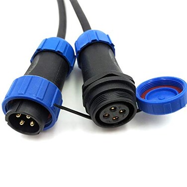 SZJELEN SP21 2Pin12Pin IP67 Waterproof Electrical Wire Cable Connector Plug SocketPanel Mount Aviation Connector Male and Female 4Pin