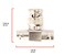 THE CIMPLE CO BNC T Adapter TShaped Coax Splitter 1 Male Port to 2 Female Ports Coaxial Cable Extension 4 Pack