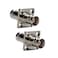 TLS.eagle TLSeagle BNC Female to Female Adapter BNC Flange Adapter 4 Hole Panel Mount BNC Jack Coax Connector Straight RF Coaxial Adapters Pack of 2