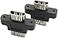 Traovien Traodin HDMI Adapter 2PCS HDMI Female to Female Screw Lock Panel Mount Extension Extender Coupler with Ears