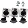 Uonecn RJ45 Waterproof Connector Dust Plug 3 PCS RJ45 Connectors IP65 Mount Ethernet Panel Connector