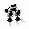 Uonecn RJ45 Waterproof Connector Dust Plug 3 PCS RJ45 Connectors IP65 Mount Ethernet Panel Connector