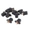 uxcell 10 Pcs 3 Poles 40mm x 17mm DC Power Jack Socket PCB Mount Connector