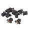 uxcell 10 Pcs 3 Poles 40mm x 17mm DC Power Jack Socket PCB Mount Connector