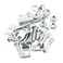 uxcell 20 Pcs Plastic Cover Shell Housing Gray for D Sub DB9 9Pin Connector