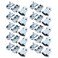 uxcell 20 Pcs Plastic Cover Shell Housing Gray for D Sub DB9 9Pin Connector