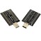 whiteeeen 2pcs USB Type C Male and Female Breakout 24pin Full Pins Output TypeC Female TypeC Male