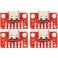 whiteeeen 4pcs USB Type C Breakout Board Red with Male Pin Header 2 CC