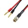 WJSTN bnc to Banana Plug AdapterBanana Plug Adapter Male to Male BNC Socket Binding Post Splitter Connecto