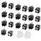 Xiaoyztan 3 Pins Female 35mm Mono TS Jacks Plug Socket ConnectorsMount Female Mono Socket Headphone Audio Jack PCB ConnectorPack of 20