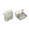XINGYHENG 100Pcs USB Standard Port Female Solder Right Angle 4Pin Plug Soldering Jacks Connector