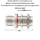 XRDS -RF XRDS RF 2PCS N Female to N Female Bulkhead Connector Coax Bulkhead Connector