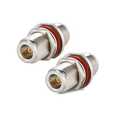 XRDS -RF XRDS RF 2PCS N Female to N Female Bulkhead Connector Coax Bulkhead Connector