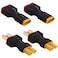 Yiqigou 2 Pairs No Wire DeansT Plug Male Female Connector to XT30 Male Female Plug Connector Conversion Adapter for RC Batteries