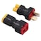 Yiqigou 2 Pairs No Wire DeansT Plug Male Female Connector to XT30 Male Female Plug Connector Conversion Adapter for RC Batteries