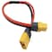 Yiqigou 2pcs Amass XT60H XT60 Male Plug Connector to XT60H XT60 Female Plug Connector Adapter Extension with 30cm 14AWG Silicone Wire xt60h Cable