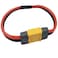 Yiqigou 2pcs Amass XT60H XT60 Male Plug Connector to XT60H XT60 Female Plug Connector Adapter Extension with 30cm 14AWG Silicone Wire xt60h Cable