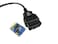 initeq 30cm 16 Pin OBDII OBD2 Diagnostic Connector Cable Pigtail Male typical car adapter with MCP2515 CAN Bus Transceiver Male