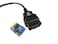 initeq 30cm 16 Pin OBDII OBD2 Diagnostic Connector Cable Pigtail Male typical car adapter with MCP2515 CAN Bus Transceiver Male