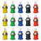 WMYCONGCONG 15 PCS 4mm Banana Jack Female Panel Mount Banana Socket Binding Post Adapter for DIY Test Projects or 4mm Banana Jack Socket 5 Colors
