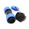 ZBLZGP TY20 5 Pin Aviation Waterproof Connector Male Female Cable Plug Socket SolderFree Screw Connection Panel Mount Wire Cable Connector for Boat Surfboard Electrical Power 10A Wire 14AWG
