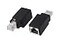 SinLoon RJ45 Crossover Adapter RJ45 Ethernet RJ45 MaleFemale Adapter to Connect 2 Computers with a Standard LAN Cable