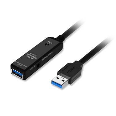 SIIG USB 30 Active Repeater Cable 33 Feet USB Extension Cable for USB Flash Drive Hard Drive VR Printer Camera JUCB0611S1
