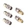 RFaha 5pcs SMA Male to TNC Female RF Coax Adapter SMA to TNC Coaxial Connector AdapterF195