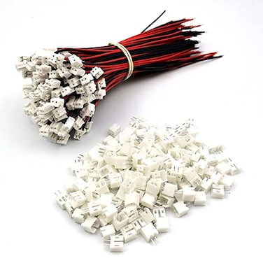 FainWan 100Sets Mini Micro JST 20 PH 2Pin Connector Plug with Wires Cables 120MM