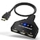 Closs HDMI Switch 3 in 1 Out 4K30hz HDMI Splitter Supports Full HD 1080P 3D Compatible with Roku Fire TV Stick HDTV PS4PS5 Xbox One Chromecast