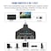 Closs HDMI Switch 3 in 1 Out 4K30hz HDMI Splitter Supports Full HD 1080P 3D Compatible with Roku Fire TV Stick HDTV PS4PS5 Xbox One Chromecast