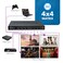 OREI 4K 4x4 Seamless HDMI Matrix Switch Video Wall Controller HDMI Processor Upto 4K 60hz 444 8bit HDMI 20 HDCP 22 18 Gbps Ultra HD 2x2 1x4 1x2 4x1 Remote Control UHDS404VW