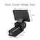 AYZAB Dust Cover Hinge Replacement Part for ATPL120 ATLP120USB ATLP60X atLP5 atLP3 Turntable 2 pcs Dust Cover turntabler Cushioning Rubber Particles Turntable Needle Stylus BrushRecord mitt