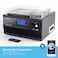 DIGITNOW Bluetooth Record Player Turntable with Stereo Speaker LP Vinyl to MP3 Converter with CD Cassette Radio Aux in and USBSD Encoding Remote Control Audio Music Player Built in Amplifier