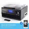 DIGITNOW Bluetooth Record Player Turntable with Stereo Speaker LP Vinyl to MP3 Converter with CD Cassette Radio Aux in and USBSD Encoding Remote Control Audio Music Player Built in Amplifier