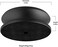DIGITNOW Record Weight Stabilizer for Vinyl Turntables 250g 88oz Aluminum LP Record Weight Low Profile Design Fits Under Dust Cover Reduces Resonance and Vibration Black