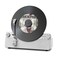 MYKESONIC Vertical Automatic Record Player Bluetooth Belt Drive Vinyl Turntable Magnetic AT3600L Cartridge Bluetooth in Out HiFi Stereo Speakers RCA Out AntiResonance Silver