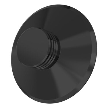 Preffair Audiophile Record Weight Stabilizer 124G43OZ Aluminum Turntable Weight Vibration Reducer with Protective Soft Pad for HiFi LP Record Player Eliminate Vinyl Disc Vibration Black