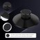 Preffair LP113B Aluminum Record Weight Stabilizer 398OZ Turntable LP Vinyl Disc Stabilizer with Protective Soft Pad Anti Vibration for HiFi Turntable LP Record PlayerBlack