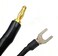 Velodi 6 Feet Long Custom Ground Wire Plug Plated for Models B92 B250 B921A Turntable