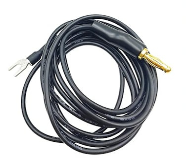 Velodi 6 Feet Long Custom Ground Wire Plug Plated for Models B92 B250 B921A Turntable